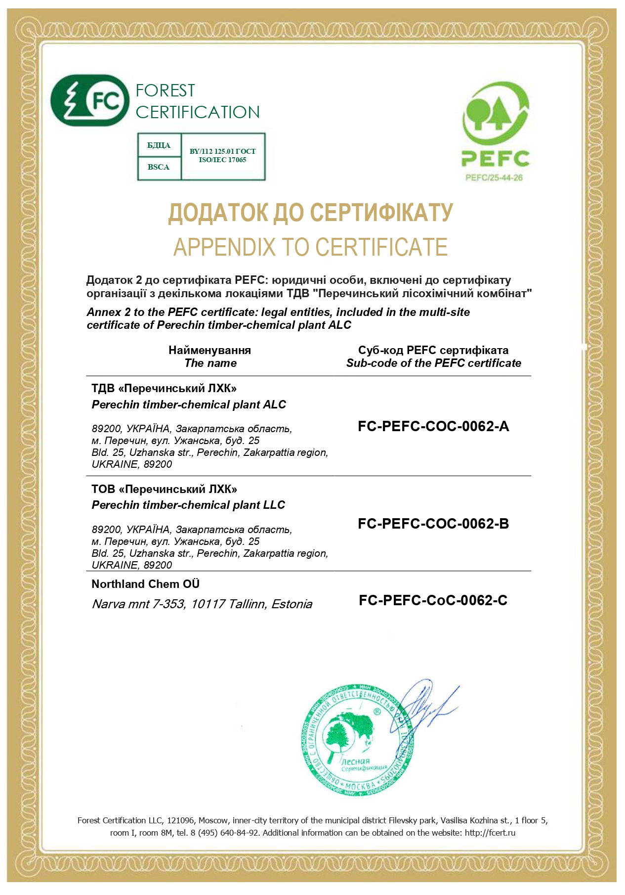 сертифікат якості грилі